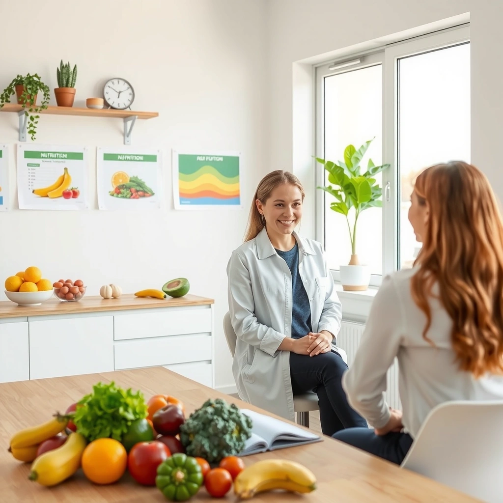Professionelle Ernährungsberatung im persönlichen Gespräch